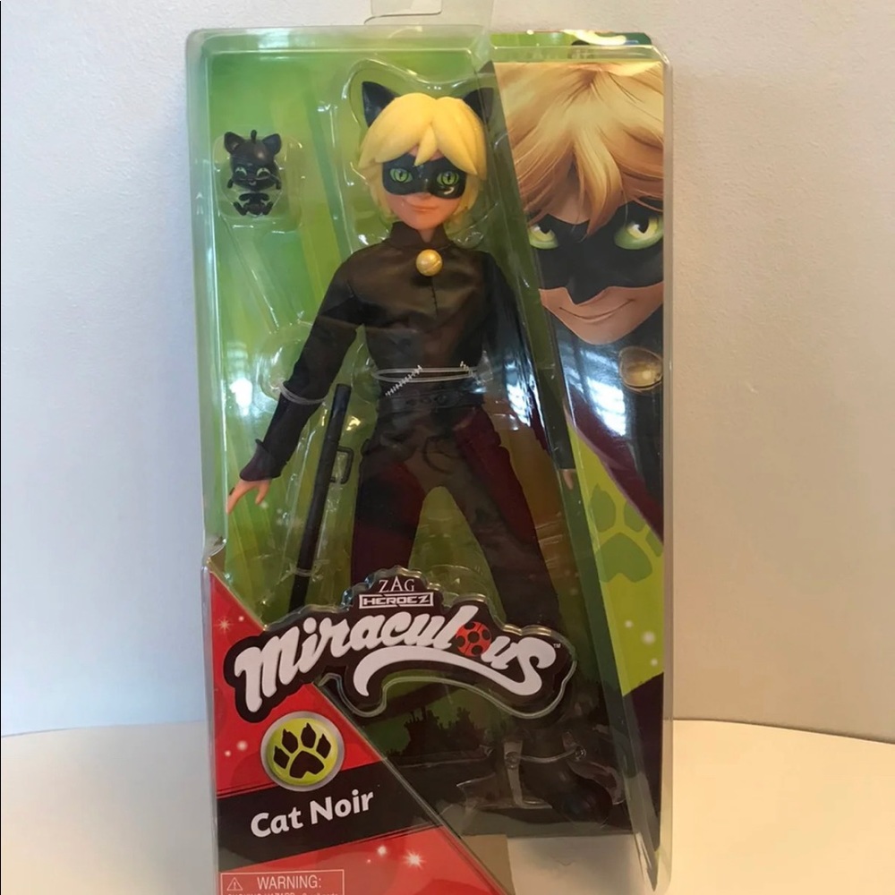 Miraculous cat noir collectible doll
